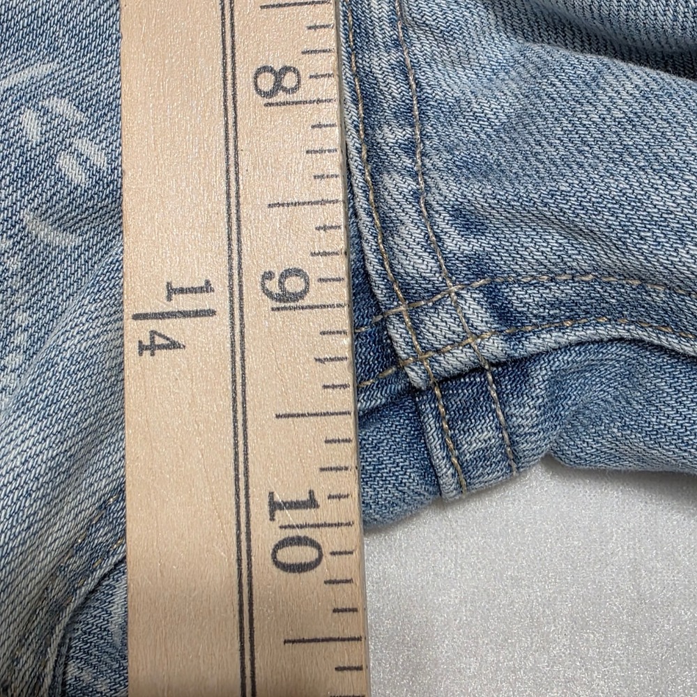 Lucky Brand Jeans Womens 2/26 Blue Floral Print Straight Leg Denim 100% Cotton - Picture 8 of 10